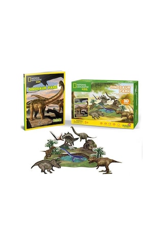 Cubic Fun 3D Puzzle Dinozor Parkı 0973