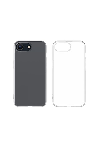 Apple Uyumlu iPhone 17e Kılıf Zore Süper Silikon Kapak - Şeffaf