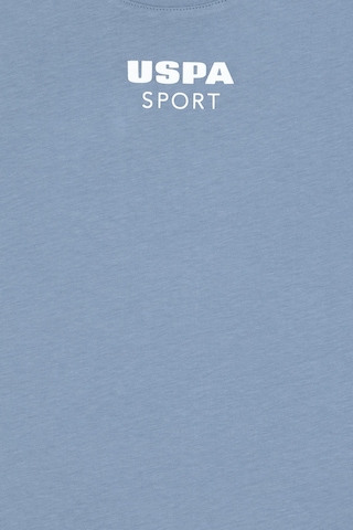 U.S. Polo Assn. Erkek Çocuk İndigo Bisiklet Yaka Tişört 50281808-VR028