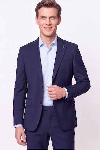 Efor Slim Fit Mono Yaka Esnek Yünlü Lacivert Takım Elbise Tk 2026
