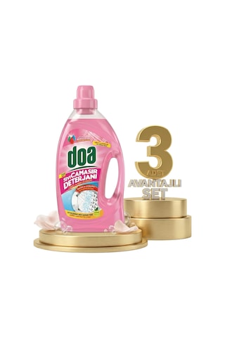 Doa Sıvı Çamaşır Detarjanı Yünlü Ve Narinler 3x2700 Ml Diğer
