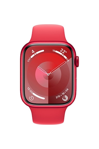 Apple Watch Series 9 GPS 45 MM Alüminyum Kasa Spor Kordon M/L Akıllı Saat (Apple Türkiye Garantili)