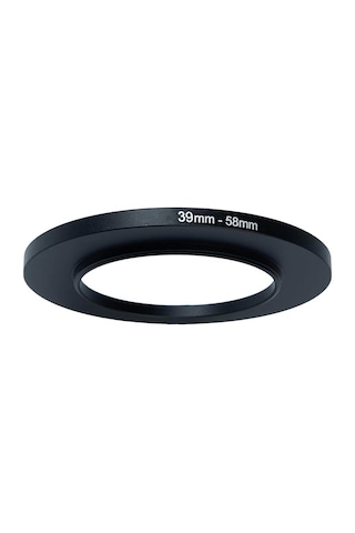 Ayex 39mm 58mm Step-up Ring Lens Filtre Adaptörü 39mm Lens İçin 58mm Filtre Dönüştürücü