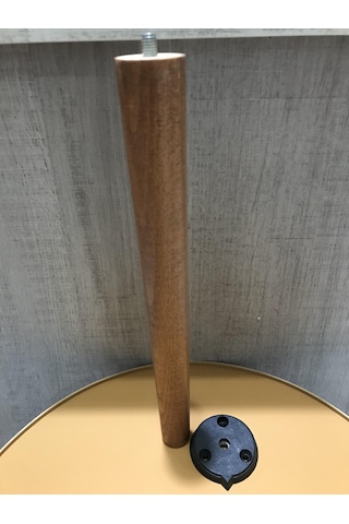 10 ADET 30CM CEVİZ RENK Konik Zigon Sehpa Ayak Ve Plastik Aparatı 10 ADET 30CM CEVİZ RENK Konik Zigon Sehpa Ayak Ve Plastik Aparatı