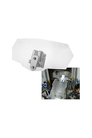 Mb-we024 Universal Motosiklet Modifiye Akrilik Yükseltilmiş Ön Cam