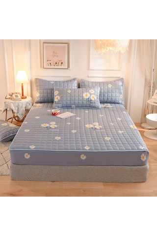 Yifomall Daisy Desenli Yorgan Seti: Tam Kapama Yorgan, Kaymaz Kılıf Ve Yastık Kılıfı - Ev Dekoru İçin Konforlu Ve Dayanıklı Ev Eşyası DiğER