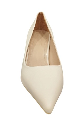 Ventes 20492184z 6 Cm Kadeh Topuk Sivri Burun Kadın Stiletto Ayakkabı Ten