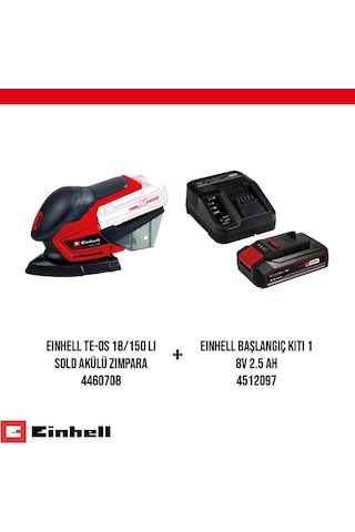 Einhell TE-OS 18/150 Li Akülü Zımpara + 2.5 Ah Akü