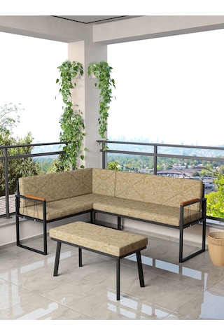 Mygusi Src Balkon, Bahçe, Cafe, Köşe Takimi Capuçino