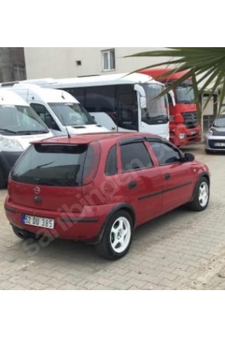 Opel Corsa C Cam Rüzgarlığı Parlak Siyah