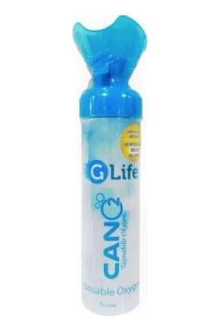 Glife Can O2 Taşınabilir Sprey 200 Nefeslik Oksijen Tüpü x 10