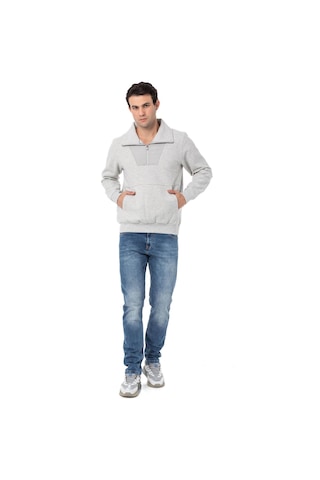 Cipo & Baxx Cl555 Erkek Basic Zip Hoodie 001