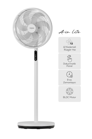 Ayaklı Vantilatör Air Lite Akıllı, Wifi, 12 Kademe, Kumandalı, Ultra Sessiz X7431