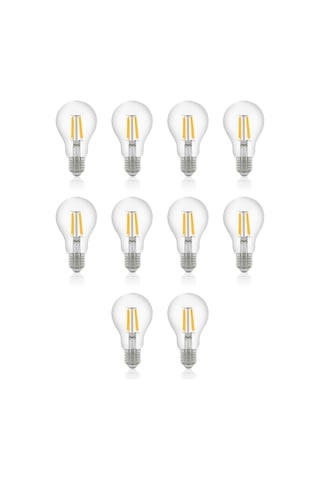 4w 220v E27 Rustik A60 Led Ampul A60-4 10'lu Paket 10'lu Sarı Işık E27 Rustik Ampul 4 Watt Yok A'dan
