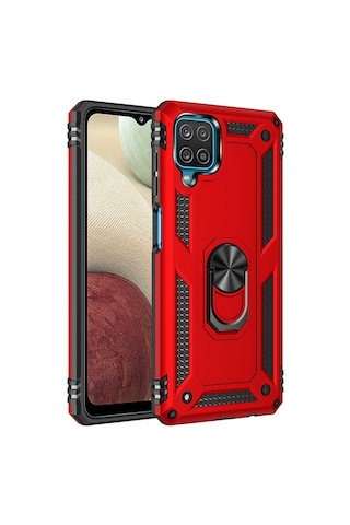 Zore Galaxy Uyumlu M32 Kılıf Msra Vega Kapak - Kırmızı Kırmızı