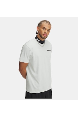 Under Armour Ua Hw Armour Label Ss Erkek T-shirt-30126 Açik Yeşil