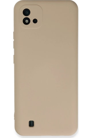Cosmotex Newface Realme C11 2021 Kılıf Nano İçi Kadife Silikon - Pudra