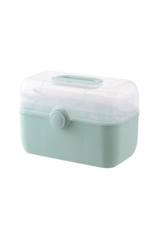 Likeable Büyük Kapasiteli Saklama Ilaç Kutusu-açık Yeşil1 1