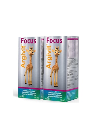 Argivit Focus Şurup 2 x 150 ML
