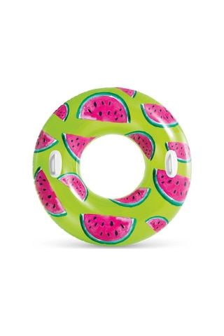 Intex Tropikal Meyve Desenli Simit 107 Cm Is56261 Çok Renkli