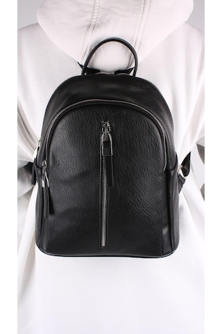 Bagacar 901 M69-84 Soft Siyah Nova Suni Deri El Ve Sırt Çantası
