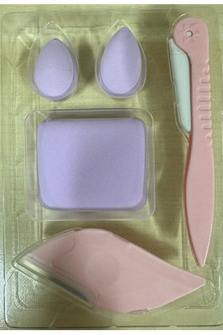 Fontenay 310 Renkli Makyaj Sünger Seti 5'li