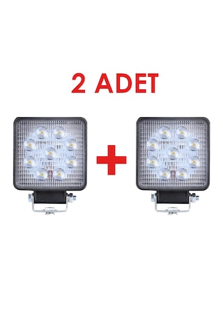 Bsp Parts Forklift İş Makinesi Off Road İçin Led Lamba Çift 9'lu