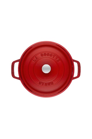 Staub B La Cocotte Döküm Tencere Yuvarlak 24 Cm Kırmızı St-1033365 Staub Çok Renkli