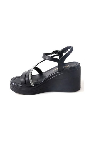 Papuçcity Sprs 02829 Dolgu Taban Kadın Sandalet 001