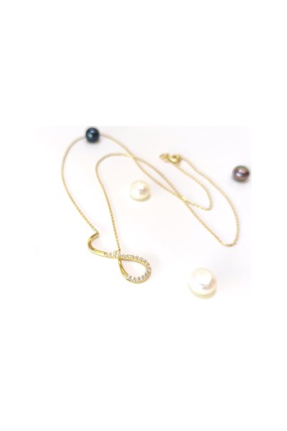 Altın Ürünler Sonsuzluk Kolye 14 Ayar