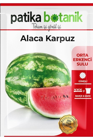 75 Adet Yerli Ata Alaca Karpuz Tohumu