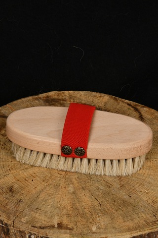 Şık Kalıp Doğal At Kılı Fırça ve Lifli Sabun 3'lü Set