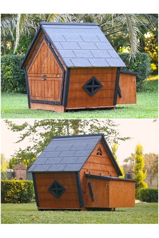 Mandu Ahşap Tavuk Kümesi 10 Tavuk Kapasiteli