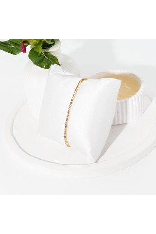 Biem Gold Renk Lastik Bileklik Gold/gümüş