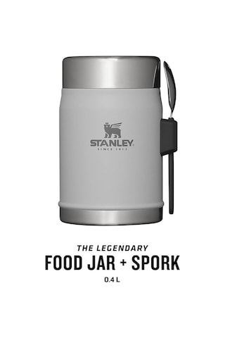 Stanley Classic Legendary Yemek Termosu Kaşıklı 0,4 L Gri Gri