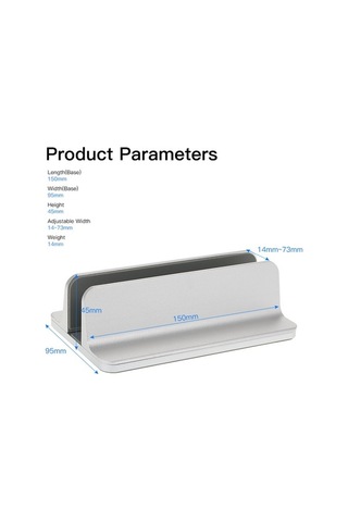 Didadodo Macbook, Tablet Ve Telefonlar İçin Ev Tipi Dikey Stand - Hafif Alüminyum Soğutucu