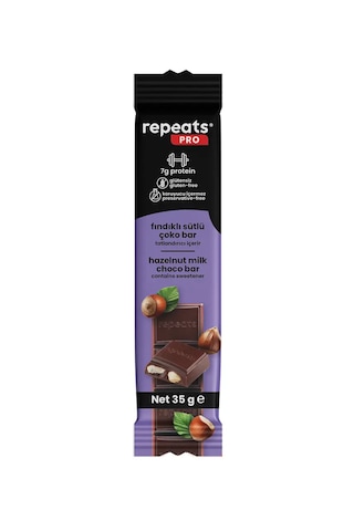Pro Yüksek Proteinli Fındıklı Sütlü Çoko Bar 35gr