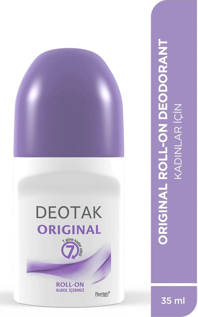 Deotak Original Kadın 7 Güne Kadar Etkili Roll-On Deodorant 35 ML