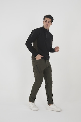 Camp Scoutland Camp594 Outdoor Softshell Su Ve Rüzgara Dayanıklı içi Polarlı Kışlık Erkek Haki Taktik Pantolon Haki