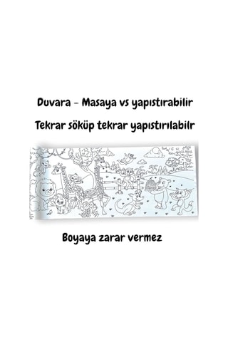 Lino Yapışkanlı Boyama Rulosu Age Of Dınosaurs 200x30 Cm