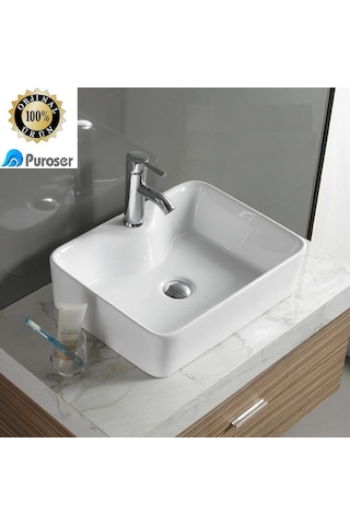 Puroser Finike Tezgah Üstü Çanak Lavabo