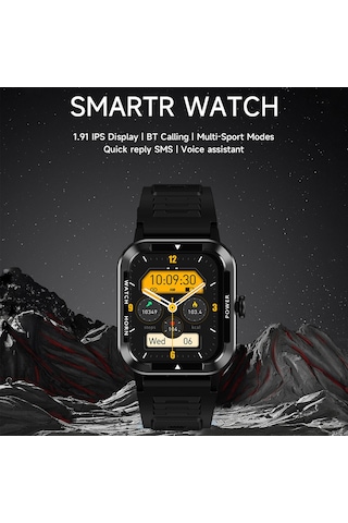 Samdoo U8 1.91" Ips Ekran 125 Spor Modulu Akıllı Saat(İthalatçı Garantili)