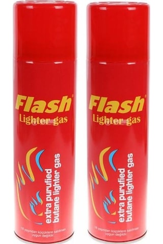 2 Adet Flash Marka 270 Ml Çakmak Gazı 2 Adet Flash Marka 270 Ml Çakmak Gazı