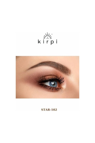 Kirpi Vegan Kahverengi Göz Kalemi Star Siyah