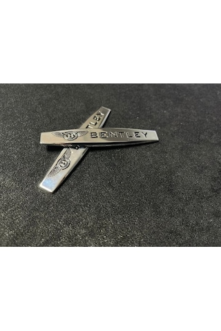 Bentley Çamurluk Metal Sticker 2 Adet Car Logo Arma Metal Logo İdealaksebentleycam123