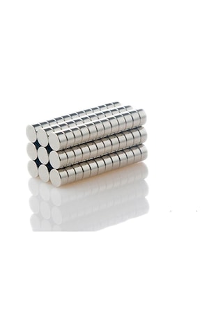 Dünya Magnet 50 Adet 8 X 4 Mm Yuvarlak Güçlü Neodyum Mıknatıs Çap 8 Mm Kalınlık 4 Mm