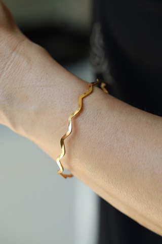 Yenigün Kuyumculuk Yatırımlık Zikzak Ajda Altın Bilezik