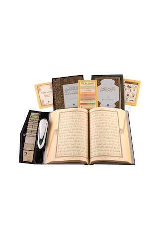 Kabe Desenli Kuran Okuyan Kalem Seti (Kabe Desen. Rahle Boy. Kart