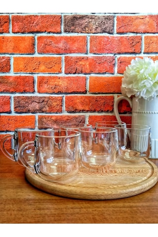 Osz Bardak 300ml Kâse Bardak Cam 6'lı 218327166 Beyaz