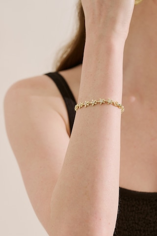 Yıldız Çiçekli Bileklik Gold Ss26blk00042-51